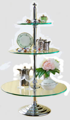 patisserie stand chrome 